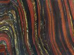 Polished Tiger Iron Stromatolite - ( Billion Years) #64007-1